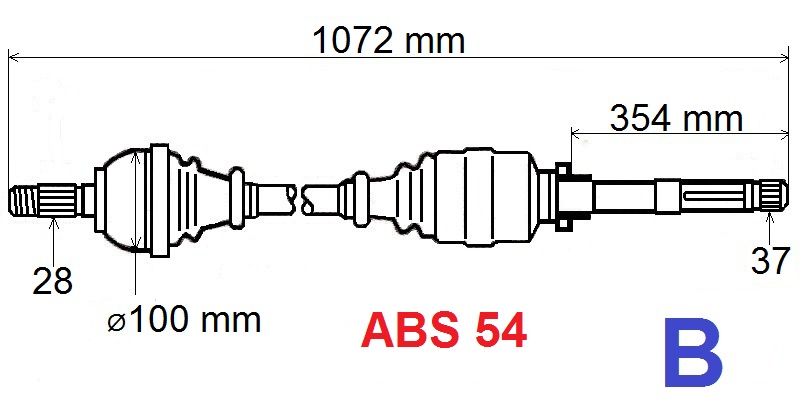 T5483 Z POLOOSA JUMPER BOXER PRAVÁ  ABS54